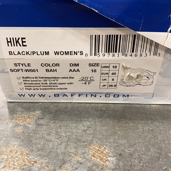 Baffin hike women winter boot brand new - Picture 2 of 2